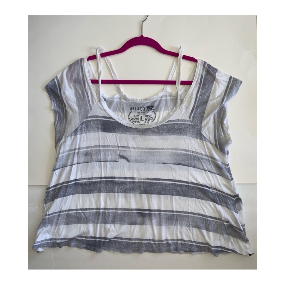 Rusty Off the Shoulder Top